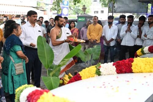 Our entire team came together to celebrate Ayudh Puja at Samarthanam Trust Bangalore-2