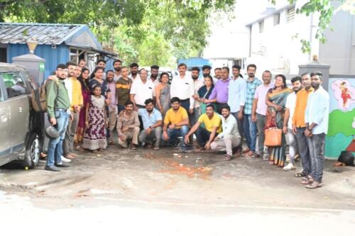 Our entire team came together to celebrate Ayudh Puja at Samarthanam Trust Bangalore-5
