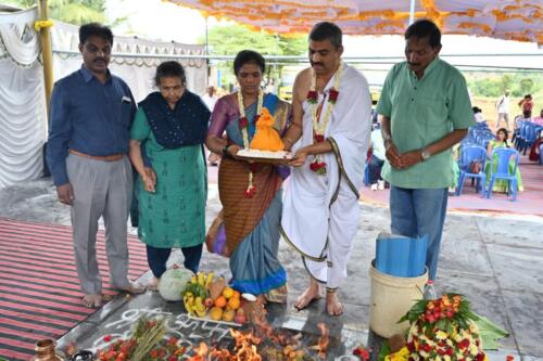 Pooja at Samarthanam's new Doddaballapura Land-1
