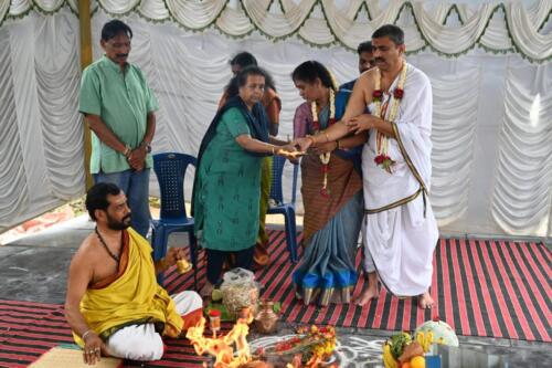 Pooja at Samarthanam's new Doddaballapura Land-2