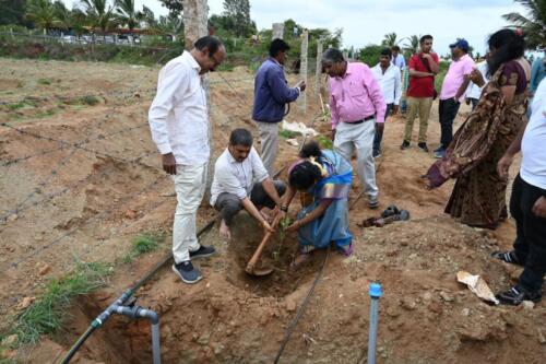 Pooja at Samarthanam's new Doddaballapura Land-5