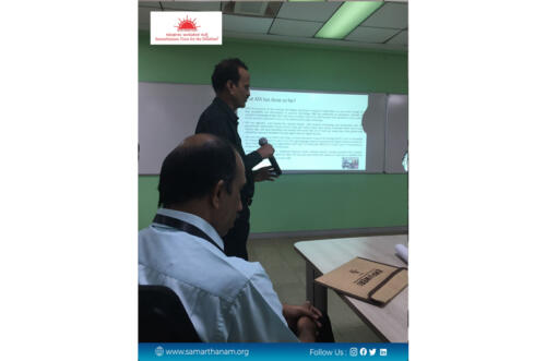 Samarthanam ATA presented on the user-centric design and the challenges faced by persons with disabilities-2