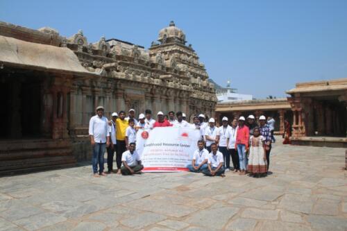 Samarthanam Livelihood Resource Centre (LRC) students trip to Chikkaballapur-2