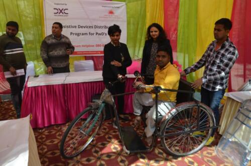Samarthanam Trust distributed assistive technology for people with disabilities in Delhi in collaboration with DXC Technology-3