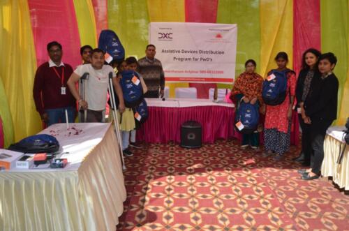 Samarthanam Trust distributed assistive technology for people with disabilities in Delhi in collaboration with DXC Technology-4