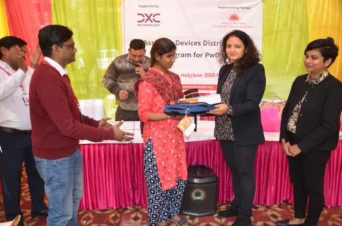 Samarthanam Trust distributed assistive technology for people with disabilities in Delhi in collaboration with DXC Technology-5