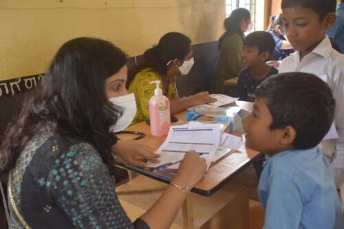 Samarthanam Trust for the Disabled conducted a Health and Eye check-up camp on 30th july 2022-1
