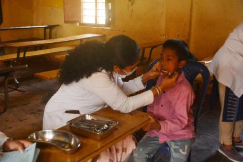 Samarthanam Trust for the Disabled conducted a Health and Eye check-up camp on 30th july 2022-9