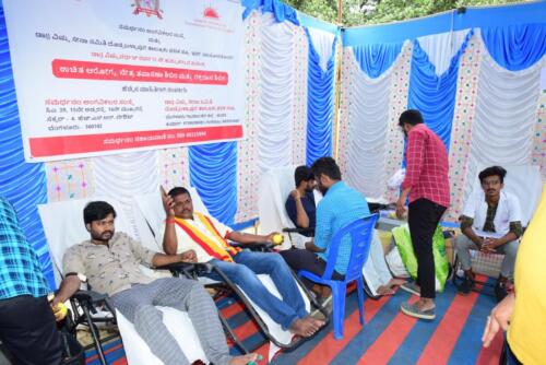 Samarthanam Trust for the Disabled, in association with TE Connectivity and Vishnu Sena Samithi, organised a Health Camp in Doddaballapur-4