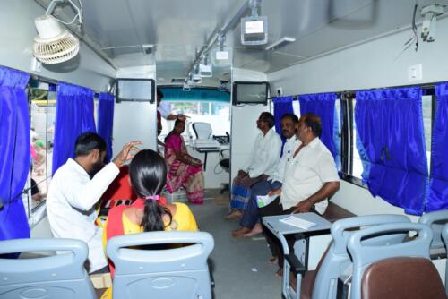 Samarthanam Trust for the Disabled, in association with TE Connectivity and Vishnu Sena Samithi, organised a Health Camp in Doddaballapur-5