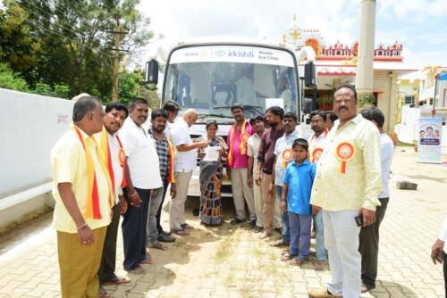 Samarthanam Trust for the Disabled, in association with TE Connectivity and Vishnu Sena Samithi, organised a Health Camp in Doddaballapur-9
