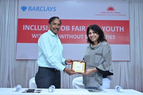 Samarthanam Trust for the Disabled in partnership with BARCLAYS BANK PLC hosted an incredible Job Fair-1