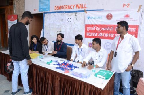 Samarthanam Trust for the Disabled in partnership with Barclays Bank organized an Exclusive Mega Job Fair for young people with disabilities in Delhi-2
