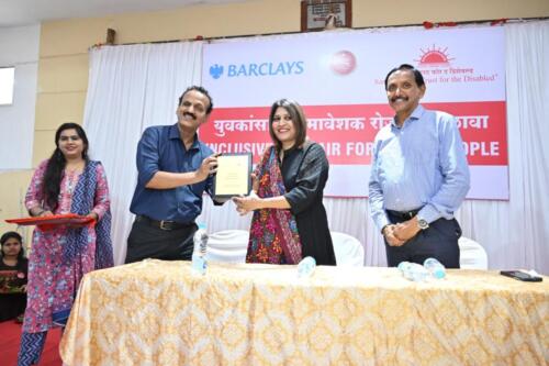 Samarthanam Trust for the Disabled in partnership with Barclays organized an Inclusive Mega Job Fair for Youth with disabilities in Pune-7