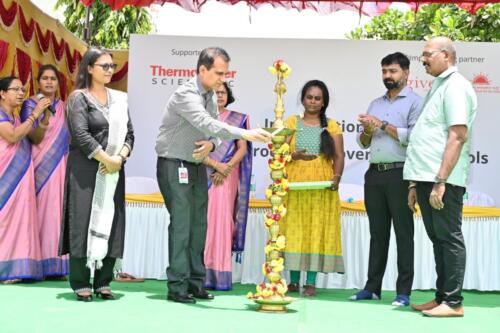Samarthanam Trust for the Disabled, in partnership with Thermo Fisher Scientific, has launched its Smart Classroom initiative in Government schools-1