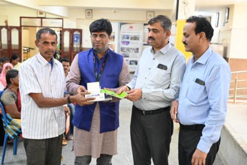 Samarthanam Trust, in partnership with ABB, distributed assistive aids to people with disabilities in Bangalore-7