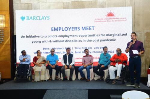 Samarthanam Trust, in partnership with Barclays, organized an Employers Meet-1