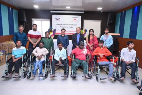 Samarthanam Trust, in partnership with DXC Technology, distributed Assistive Devices for People with Disabilities in Pune-6