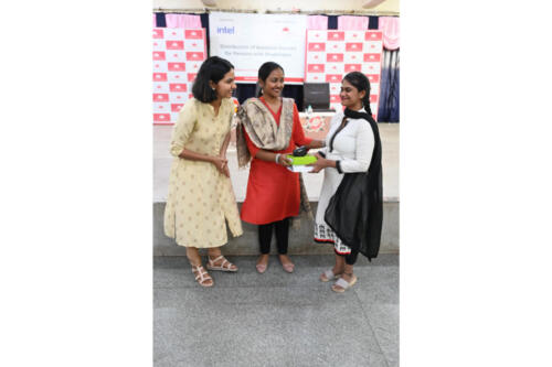 Samarthanam Trust, in partnership with Intel, distributed Assistive Devices to over 80 people with disabilities at Samarthanam-3