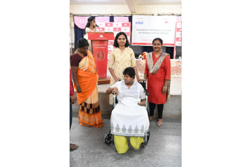 Samarthanam Trust, in partnership with Intel, distributed Assistive Devices to over 80 people with disabilities at Samarthanam-4