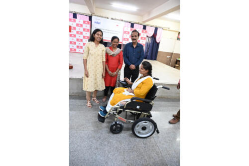 Samarthanam Trust, in partnership with Intel, distributed Assistive Devices to over 80 people with disabilities at Samarthanam-8