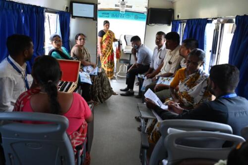 Samarthanam Trust, in partnership with TE Connectivity, successfully organized a Health Camp at Bashettihalli-9