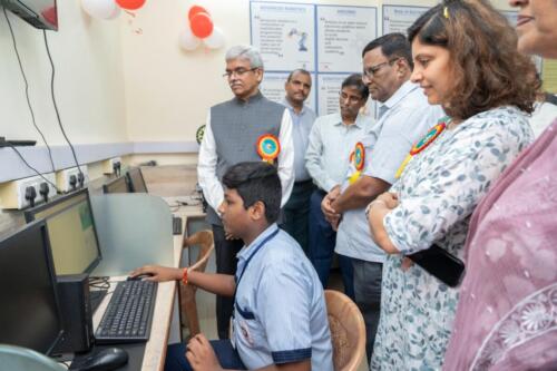 Samarthanam in partnership with OTIS Elevator Company India Limited, unveiled STEM Learning, a Mini Science Lab, and an Innovation Tinker Lab at Gurukul Vidyalaya in Mumbai-6