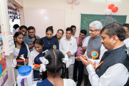 Samarthanam in partnership with OTIS Elevator Company India Limited, unveiled STEM Learning, a Mini Science Lab, and an Innovation Tinker Lab at Gurukul Vidyalaya in Mumbai-9