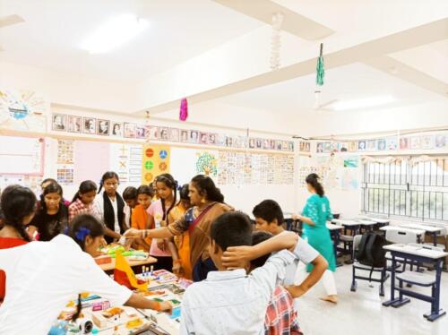 Samarthanam organized memory test for students studying from 7th-10th std on 31-July-2022-4