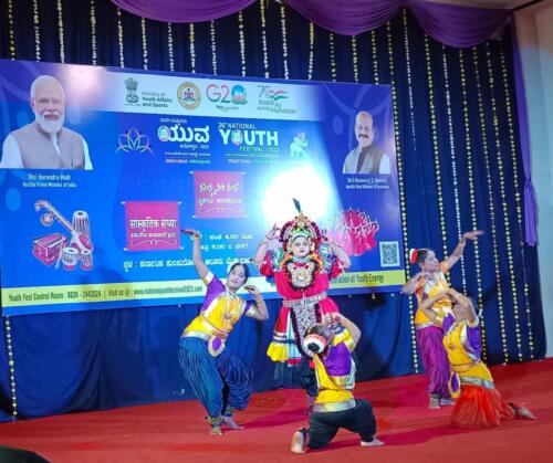 Sunadha performance at 26th National Youth Festival in Dharwad-1