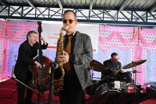 The Ari Roland Jazz Quartet brought their incredible talents to a special music workshop with our Sunadha team-2