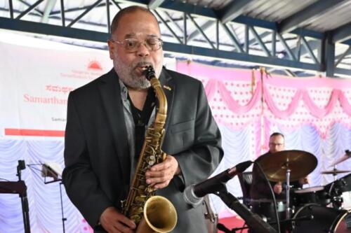 The Ari Roland Jazz Quartet brought their incredible talents to a special music workshop with our Sunadha team-3