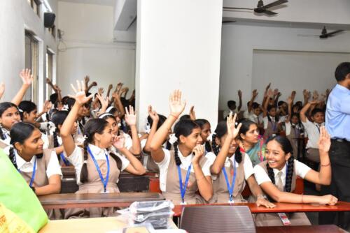 The opening ceremony for the Smart Class Learning Facility was held in Vidyabhushan High School Dahisar, Mumbai-5