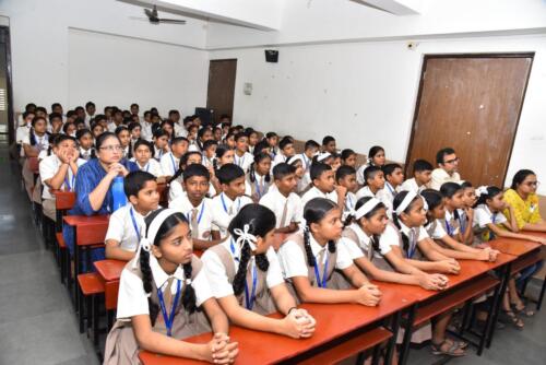 The opening ceremony for the Smart Class Learning Facility was held in Vidyabhushan High School Dahisar, Mumbai-6