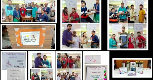 World Disability Day celebrations at Samarthanam 2022-2