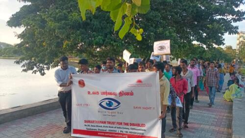 World Sight Day Samarthanam Rally at Chennai 2022-1